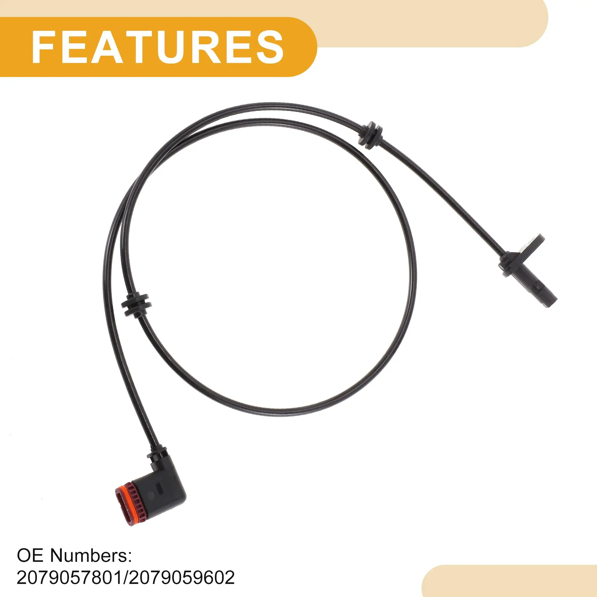 2079059602   เซ็นเซอร์ความเร็วล้อ ABS ด้านหลังซ้ายขวาสําหรับ Mercedes-Benz E350 E400 E550 2014 2015 2016 2079057801