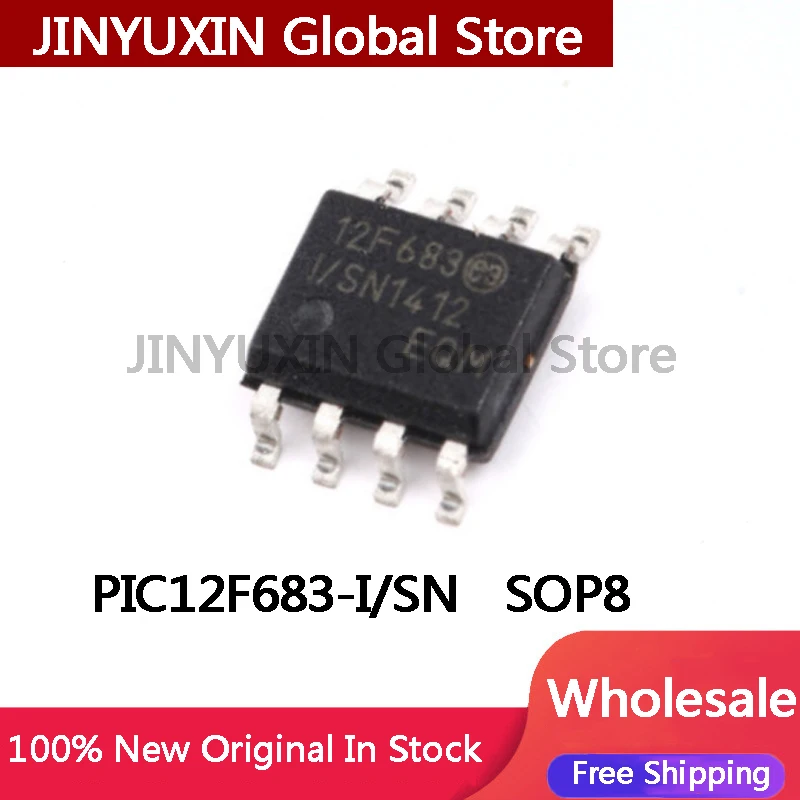 10-100 Uds PIC12F683-I SN 12F683-I SN PIC12F683 SOP-8 Chip controlador al por mayor