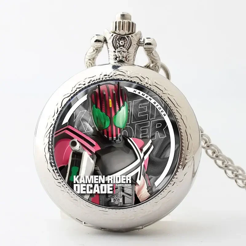 Kamen Rider Pocket Watch, Colar Flip Estudante, Relógios Pingente, Presentes de aniversário infantil