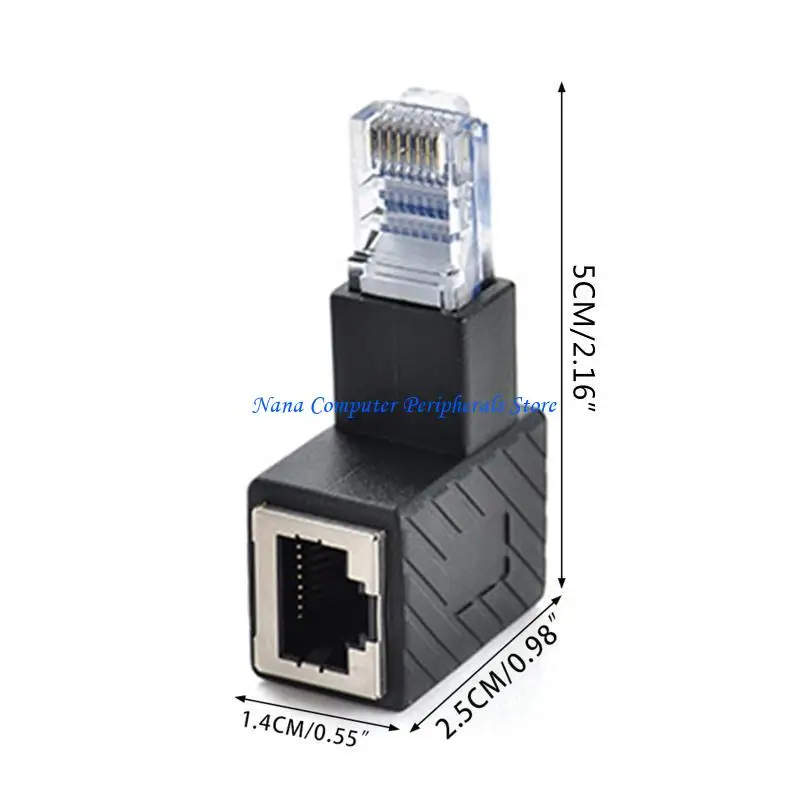 F68C RJ45 Netzwerkanschluss für Cat6/Cat5e/Cat5 Ethernet LAN -Kabelkristall -Extender
