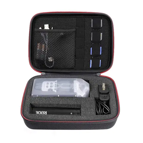 For ZOOM H1/H2N/H5/H4N/H6/F8/Q8/H8 recording pen storage bag recorder cover protection box EVA hard travel case/pouch（only case）