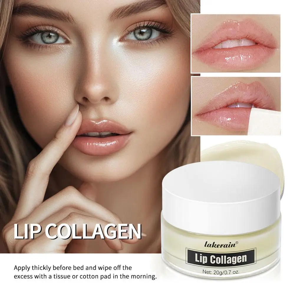 

Lip Balm Collagen Lighten Lip Mask Exfoliating Fade Dead Care Lip Line Skin Lip Repair Product Brighten Moisturizing N7K1