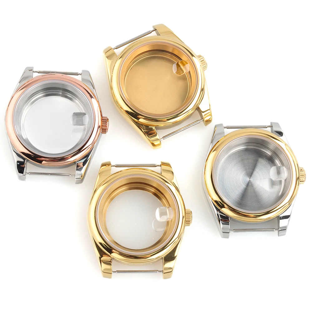 

Корпус из нержавеющей стали цвета розового золота, круглый, плоский, 36 мм/39 мм, для Seiko Datejust, с автоматическим механизмом NH35/NH36, циферблат 28,5 мм, сапфировое стекло.