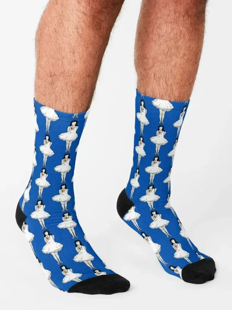 Bjork Swan Dress Socks valentine gift ideas anti slip football loose winter thermal Socks Girl Men's