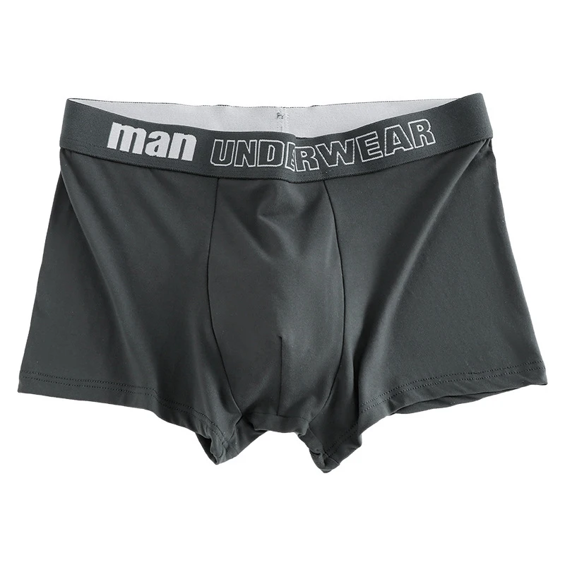 Boxer Sexy U Convex pour Homme, Sous-Vêtements Solides et Respirants, 4 Pièces