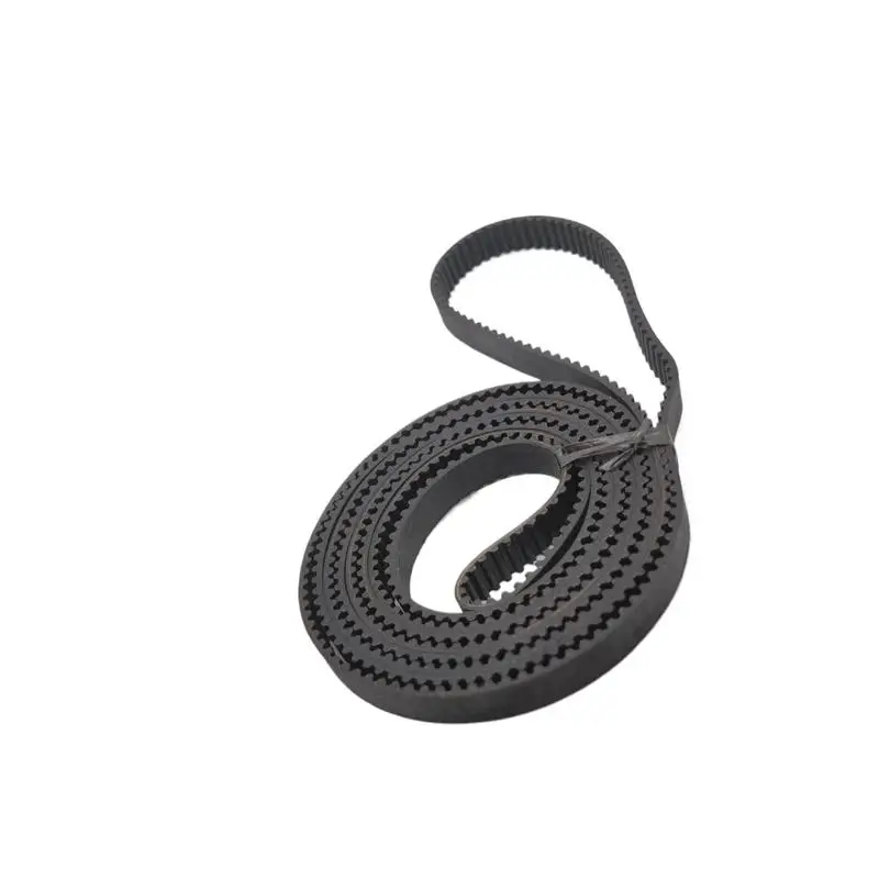 S2M 250 Synchronous Belt S2M-10 Closed-loop Rubber Timing Belts Width 6mm 9mm 12mm STD Black Timing Belt Length 250mm