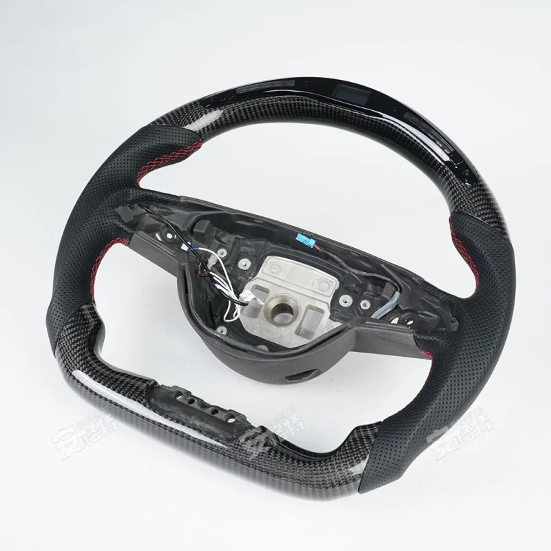 

For Mercedes-Benz AMG W205 (2015-2018) LED Smart Carbon Fiber Racing Steering Wheel (Modified Part)