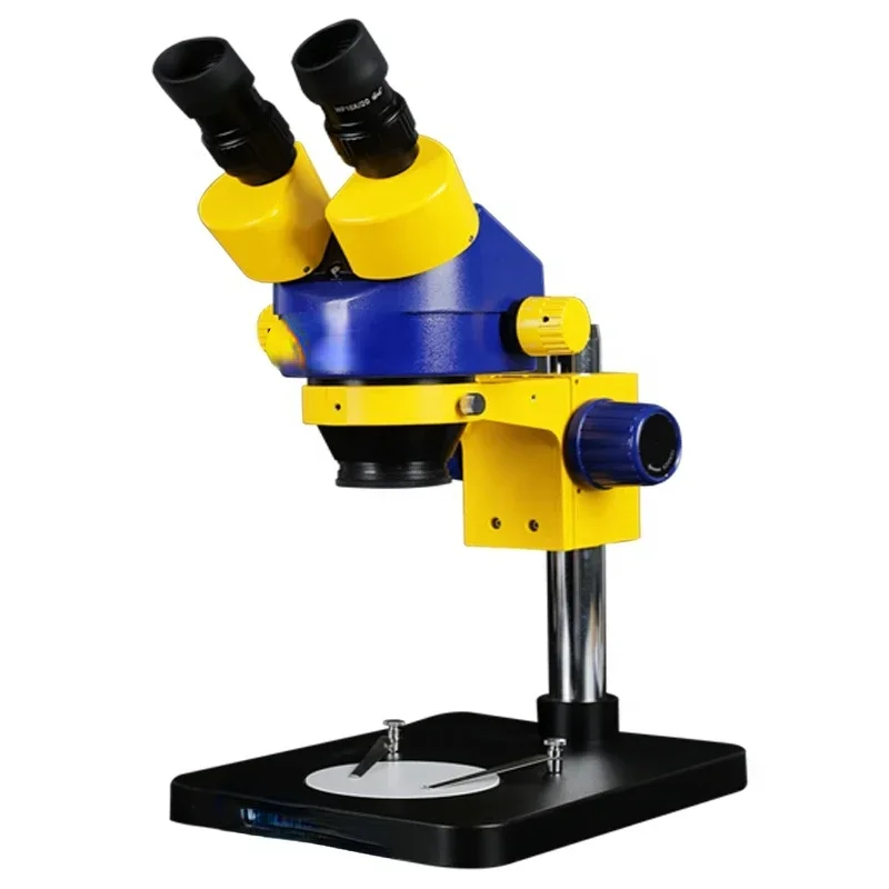 7-45X Binocular Stereo Microscope With Big Base Extension Holder LED Light Stereo Zoom Microscope For Phone MainBoard Repair