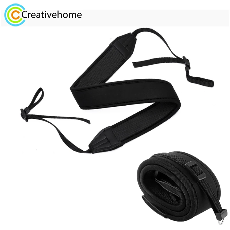 Universal DLSR Digital Camera Elastic Strap Camcorder Sturdy Neck Strap Wider Thicker Shock-absorbing Camera Shoulder Strap