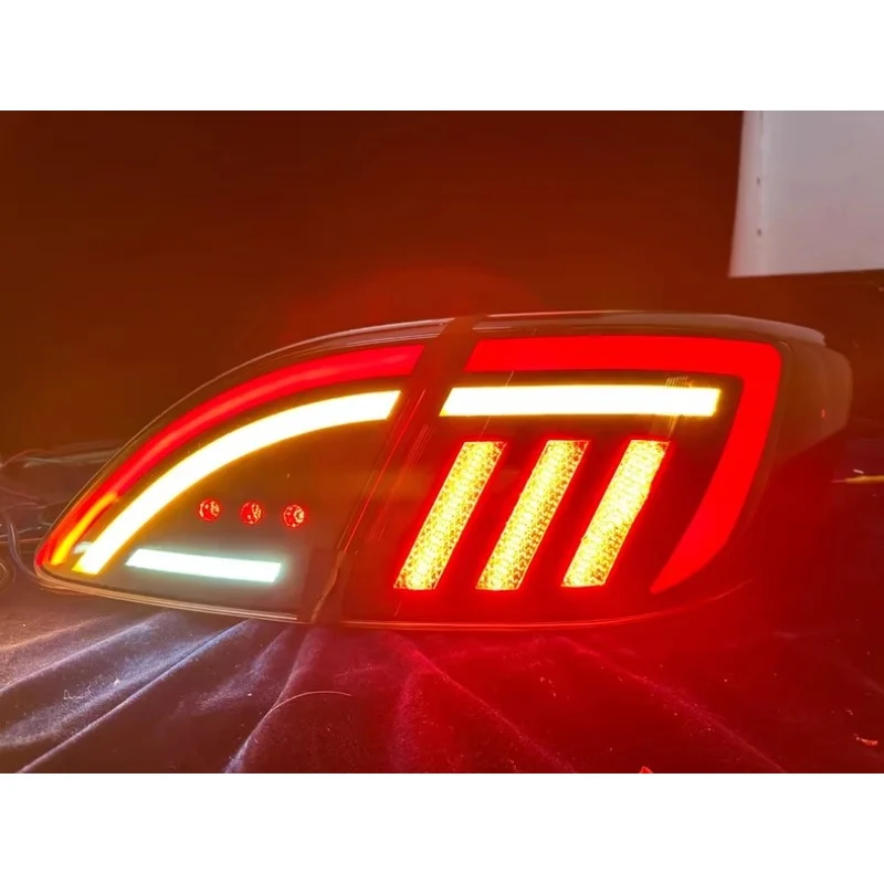 مجموعة الضوء الخلفي للسيارة لمازدا 6 تعديل الضوء العكسي الفرامل الاحتياطية ضوء بدوره إشارة #6