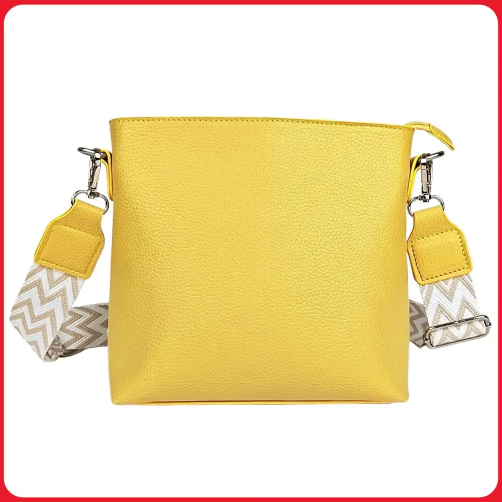 

PU Leather Small Crossbody Cell Phone Bag & Wide Removable Strap Mini Crossbody Purse Versatile Shoulder Purse for Women Girls
