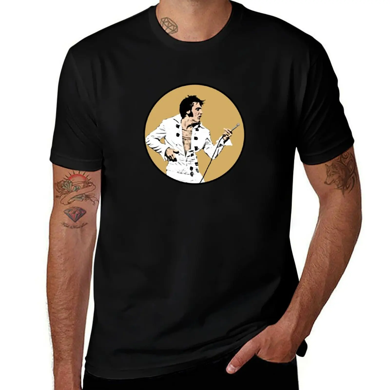 

Gold T-Shirt anime figures summer tops street wear anime shirt plain black t shirts men