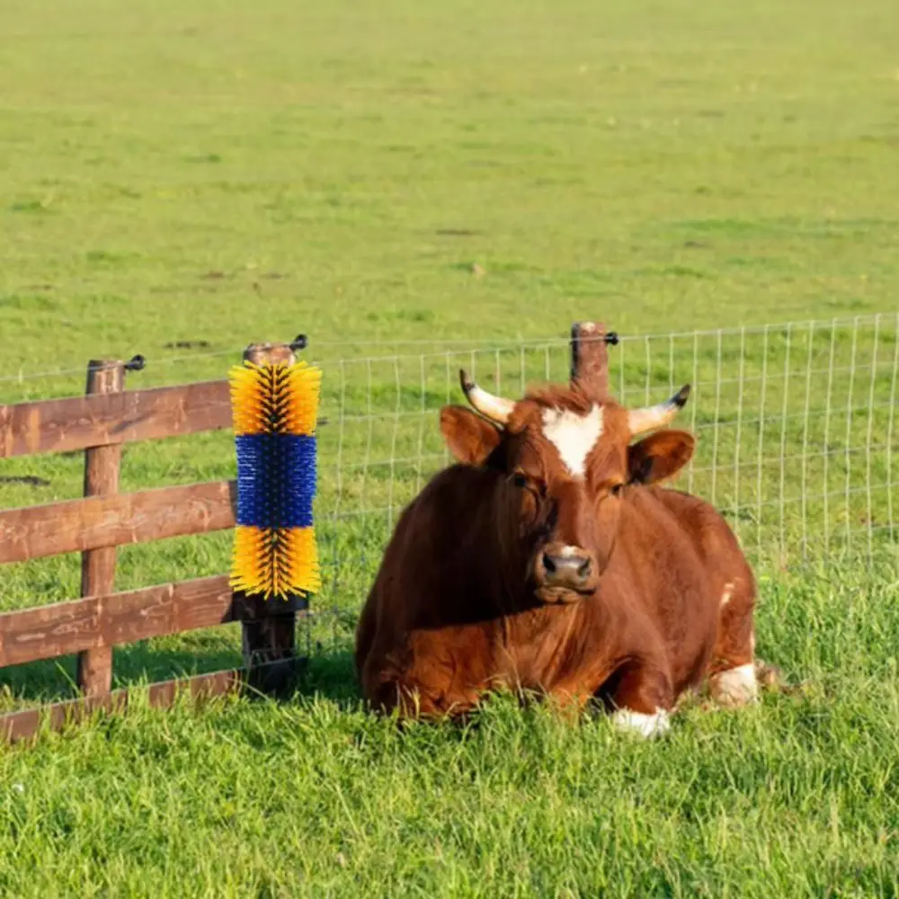 Deep Massage Livestock Grooming Brush Cylinder Brush Quick-Connect System Massage Grooming Tool Scratching Brush