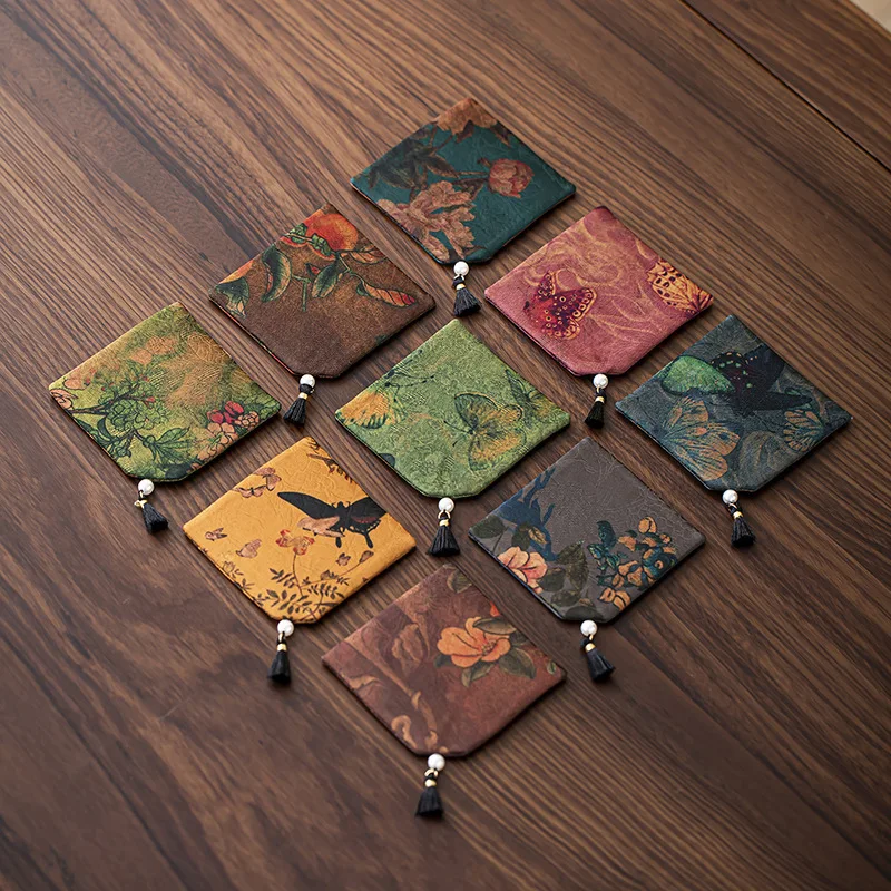 Imitation Fragrant Cloud Gauze Waterproof Double-sided Tea Coaster Fabric Classyretro Zen Thickened Non-slip Coaster Fabric