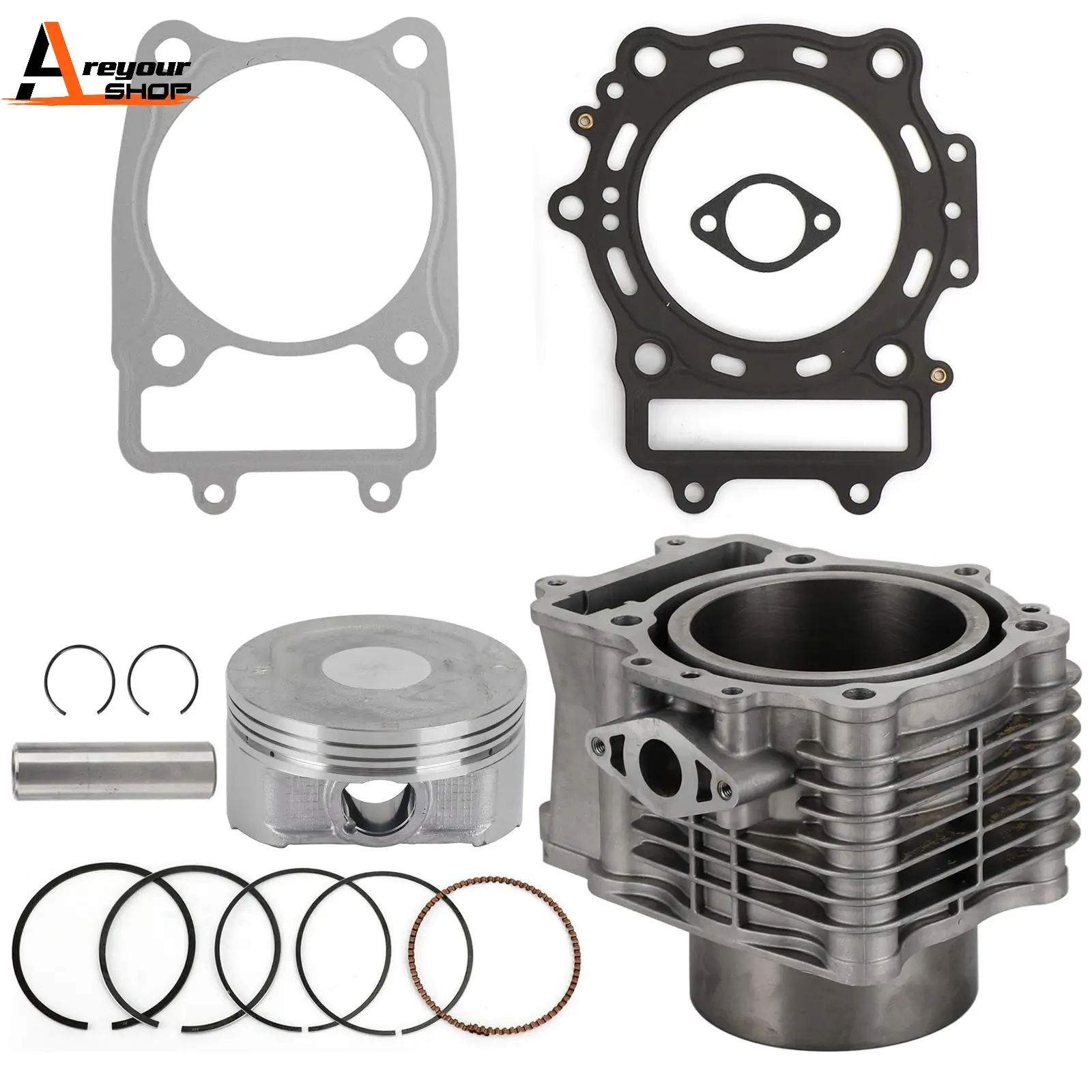 Areyourshop Cylinder Piston Gasket Top End Kit For CFMOTO Rancher X-Lander ZForce 600 625 motor parts