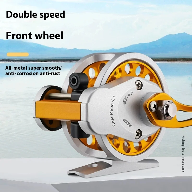 Vibranti carrete de pesca alta velocidad – descuelgue fácil