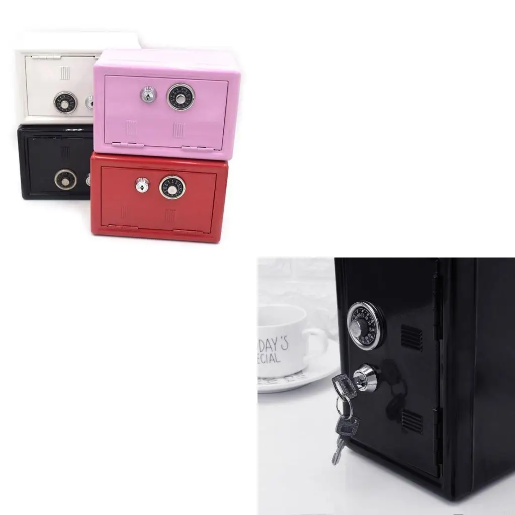 NEU Safe Security Metal Money Einzahlung Bargeldsparsparpreis 2 Schlüsseln