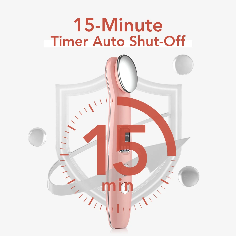 Eye Massager Rechargeable Hot Therapy Vibration Massage Facial Beauty Instrument 3 Modes Heat Eye Care Relieve Eye Fatigue