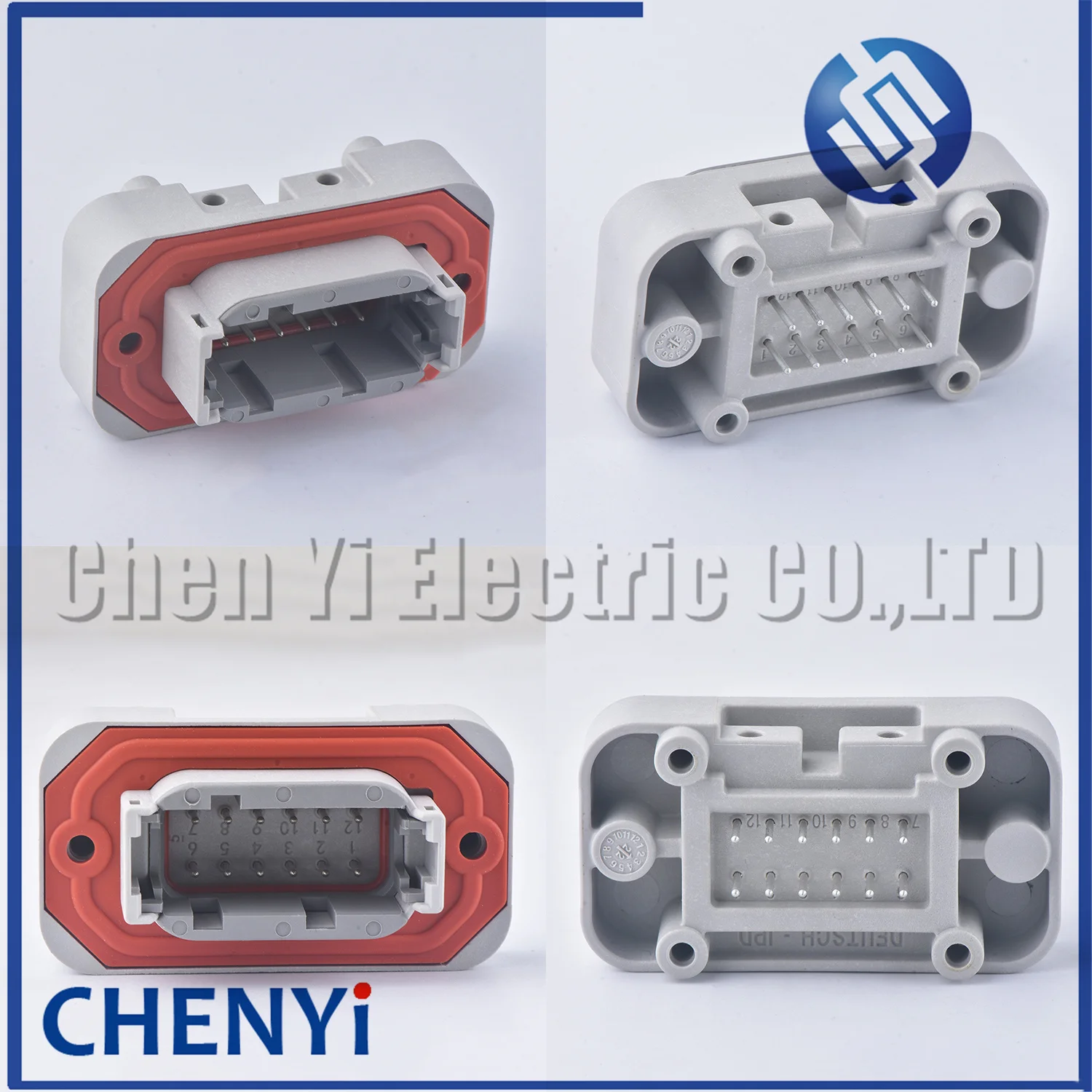 12 Pin Deutch IPD DTM Connector DTM15-12PA DTM13-12PA PBC Straight Needle bender Seat DTM06-12SA DTM04-12PA DTM15-12PA-G003