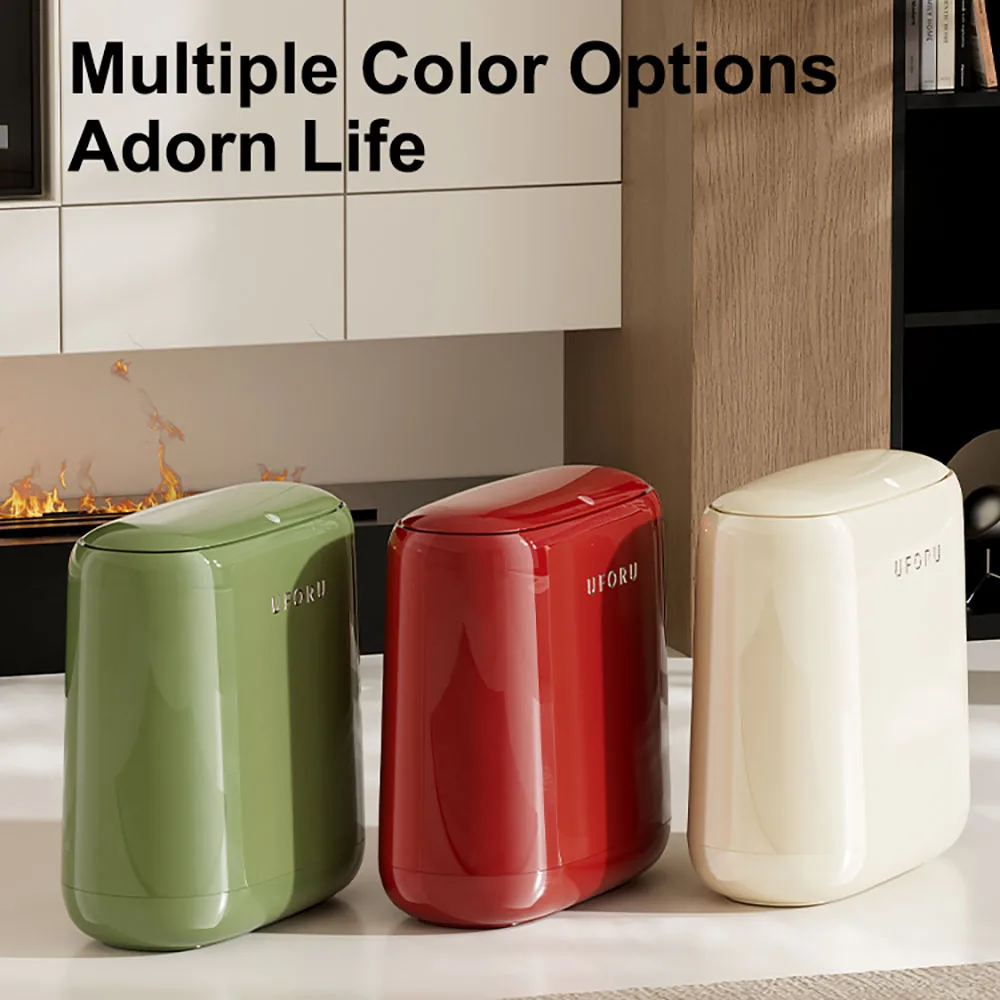 Waste Bin, Large-Capacity Pedal Bin, Fits Into Small Spaces and Narrow Gaps, Suitable for Bathrooms, Living Rooms, Bedrooms