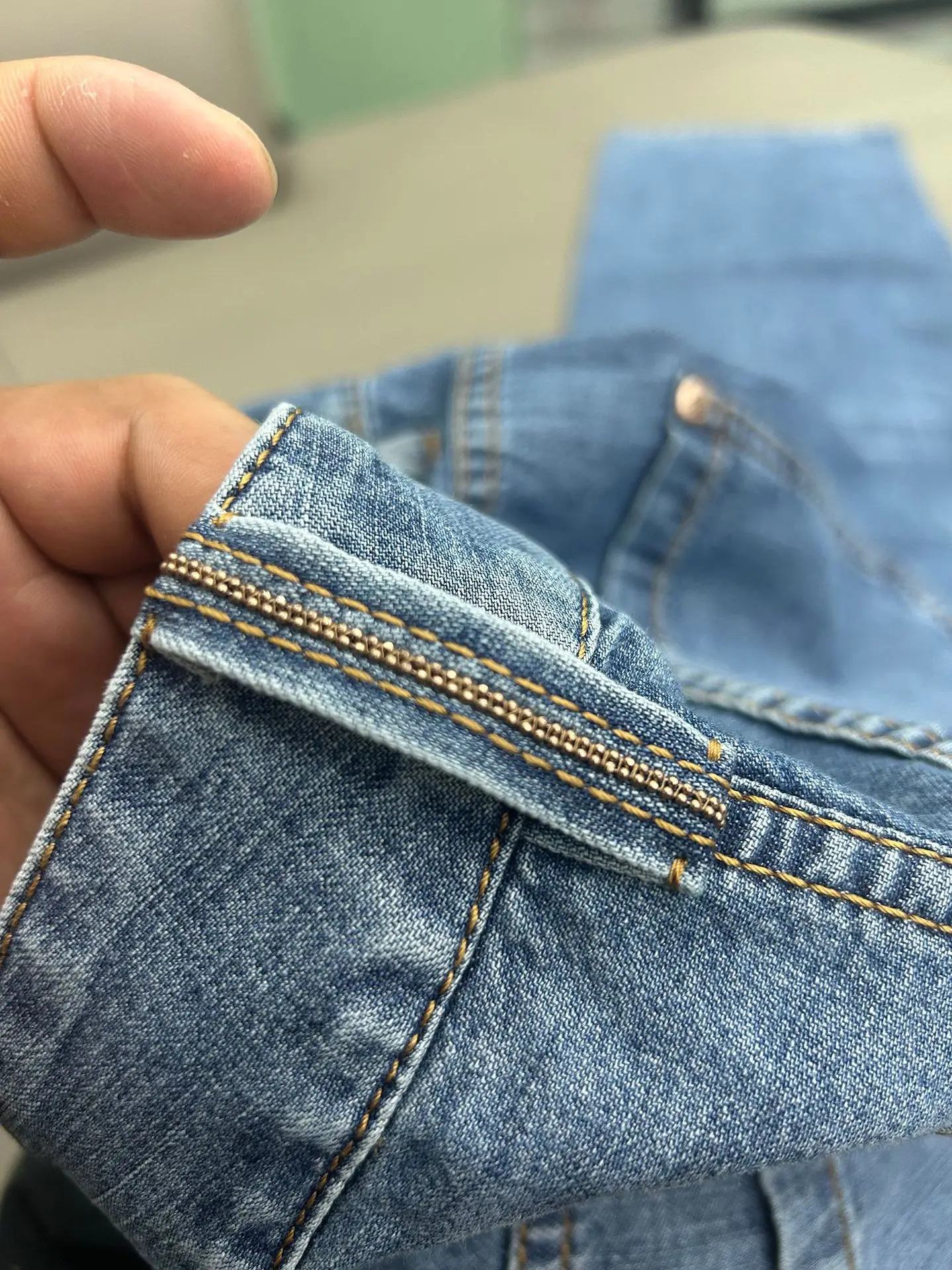 Jeans da donna a vita alta pantaloni larghi in denim a gamba dritta