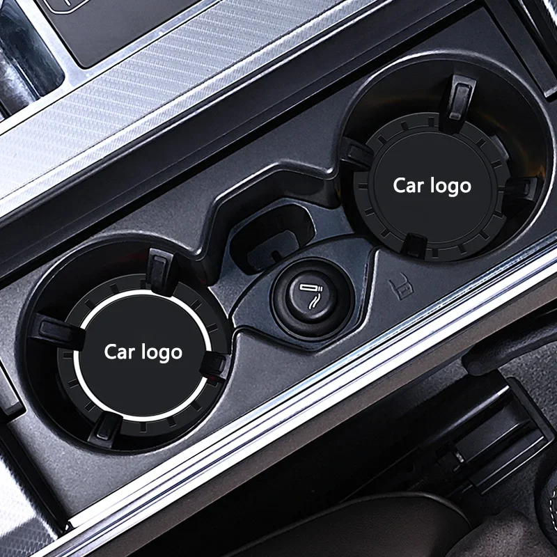 سيارة وسادة للكوب الماء المضادة للانزلاق كأس الشراب المستديرة الوقايات شعار السيارات اكسسوارات لأوبل إنسيجنيا أسترا J زافيرا كورسا D موكا ميريفا