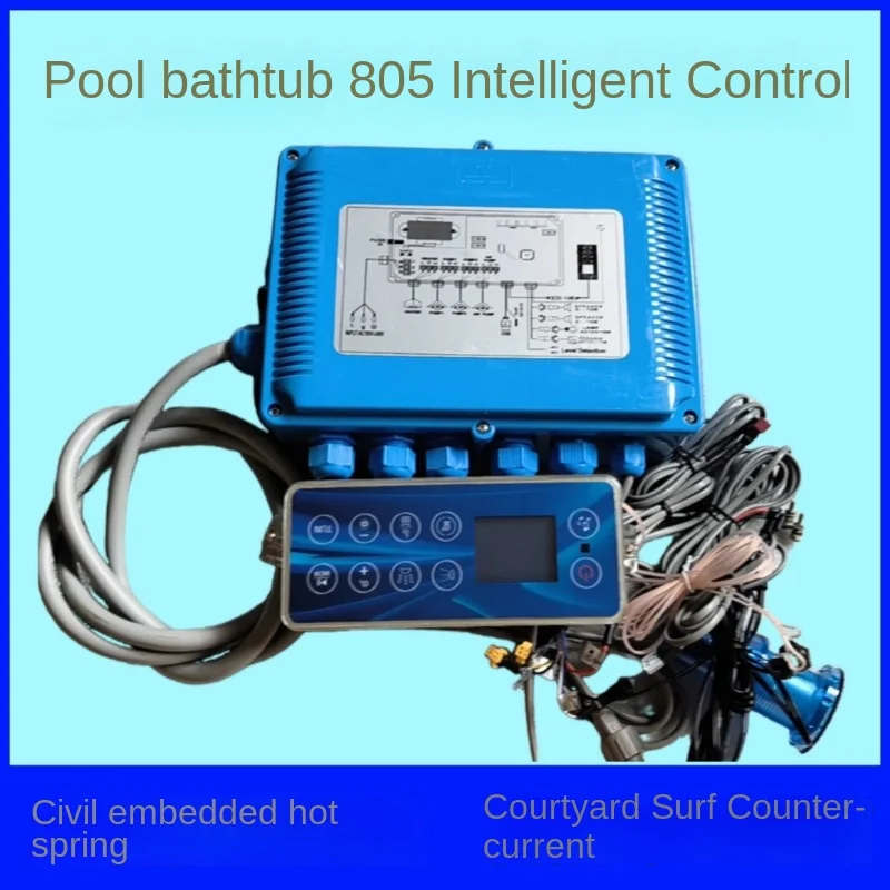 energy controller self-built pre-buried countercurrent hot spring bubble pool