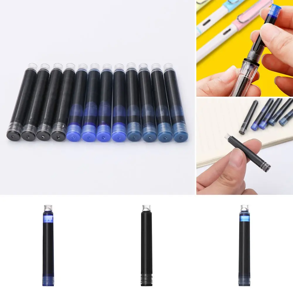 50 Pcs Portable Stationery Type General Student Office Supplies Pen Ink Sac Ink Cartridge Replaceable Refill Ink Bag