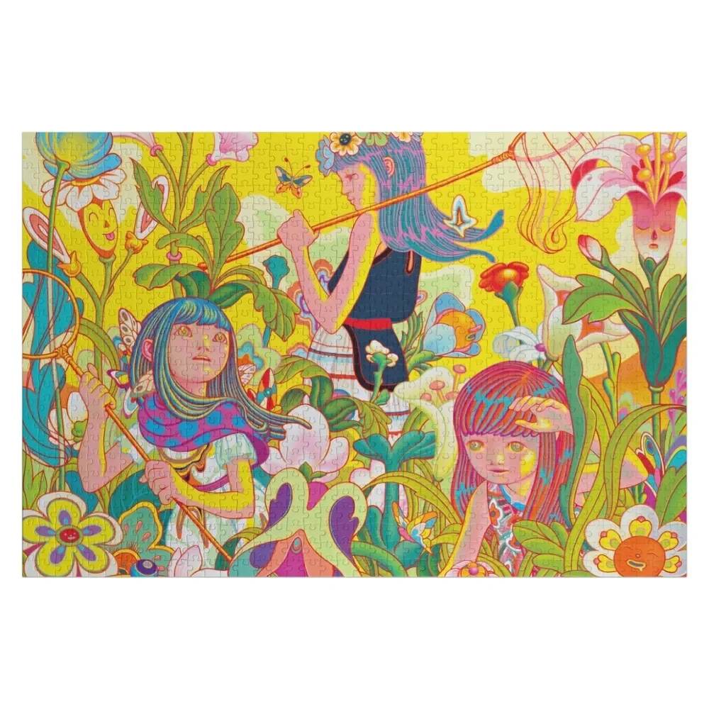 

James Jean Aurelians Butterflycatchers Jigsaw Puzzle Personalized Baby Object Personalized Kids Gifts Puzzle