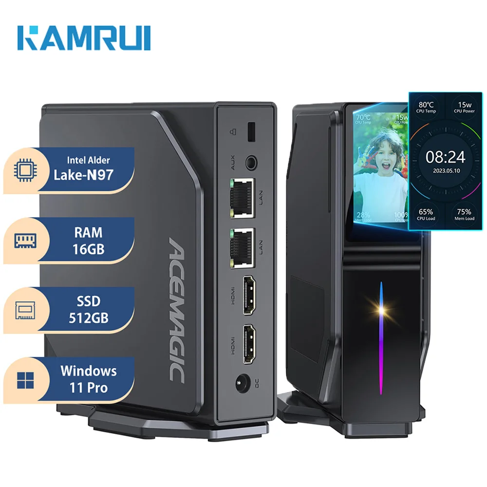 KAMRUI Mini PC S1 12th Alder Lake