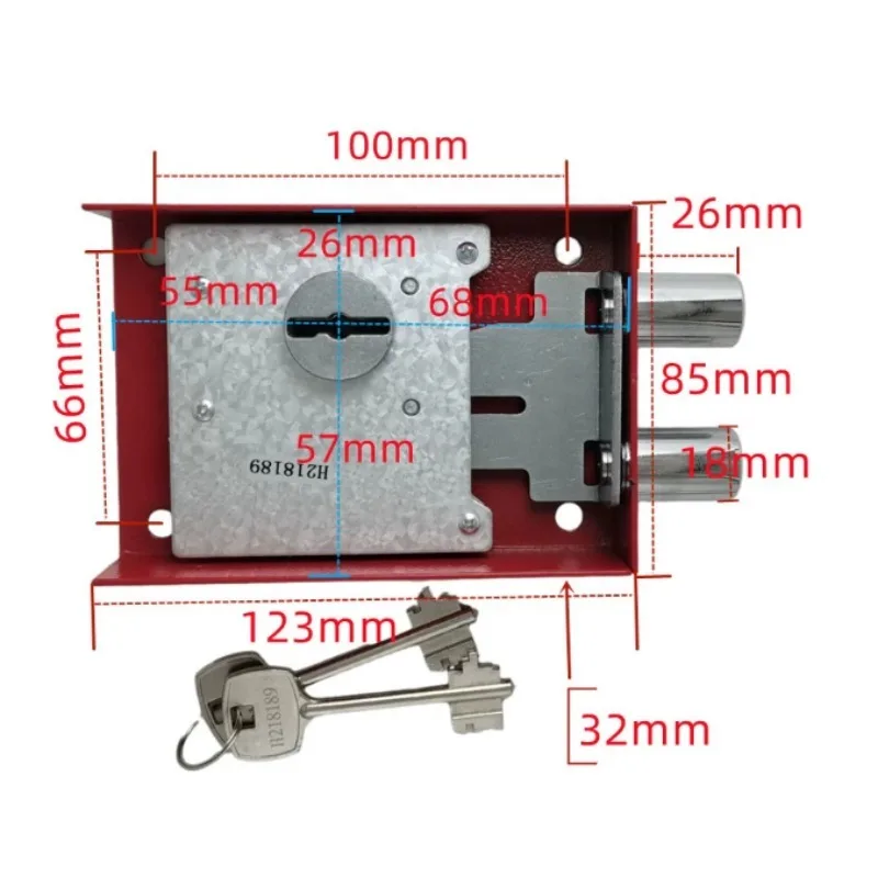 Suitable for locking small safety locks, password boxes, mechanical locks, anti-theft