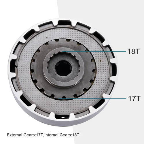 Imagen 2 del producto GOOFIT-Juego de embrague Manual de alta resistencia para motocicleta, repuesto para 50cc, 70cc, 90cc, 110cc, 125cc, Dirt Pit Bike, ATV, todoterreno