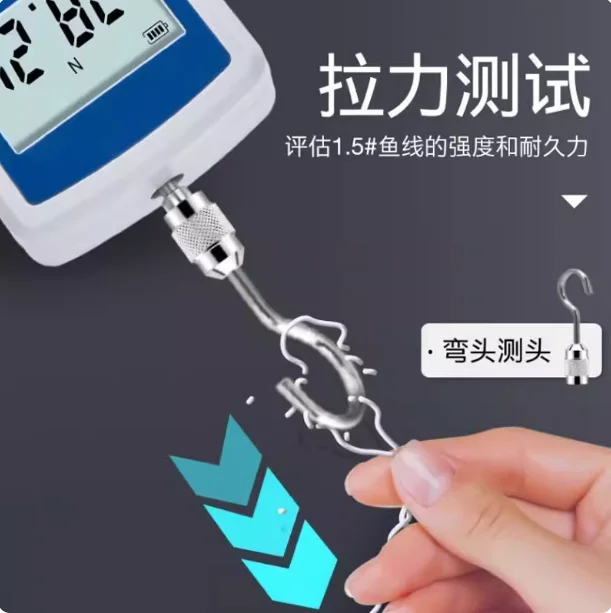 High Precision Digital Push-Pull Force Meter Spring Testing Machine Thrust Detector Elasticity Tester for Quality Control