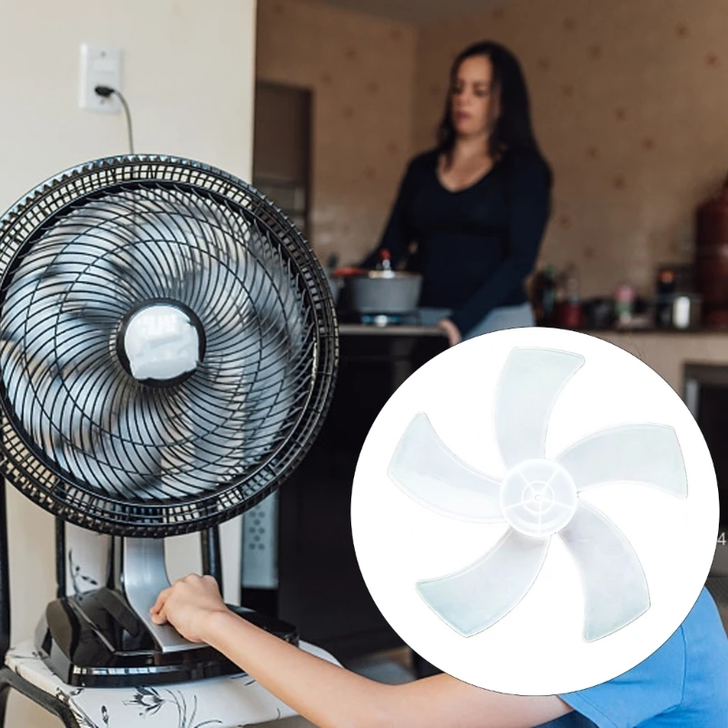อุปกรณ์เสริมพัดลมเปลี่ยนพัดลม พัดลมพลาสติก Leaf ส่วนซ่อมพัดลมไฟฟ้า ส่วนประกอบพัดลม เหมาะสำหรับซ่อมพัดลมของคุณ