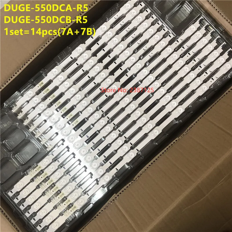 

1set=14pcs LED Strip 5+8lamps 2014SVS UHD 55 3228 R05 LM41-00089B LM41-00089A For UE55HU6900U UE55HU7000U N55HU6840 UN55HU6830