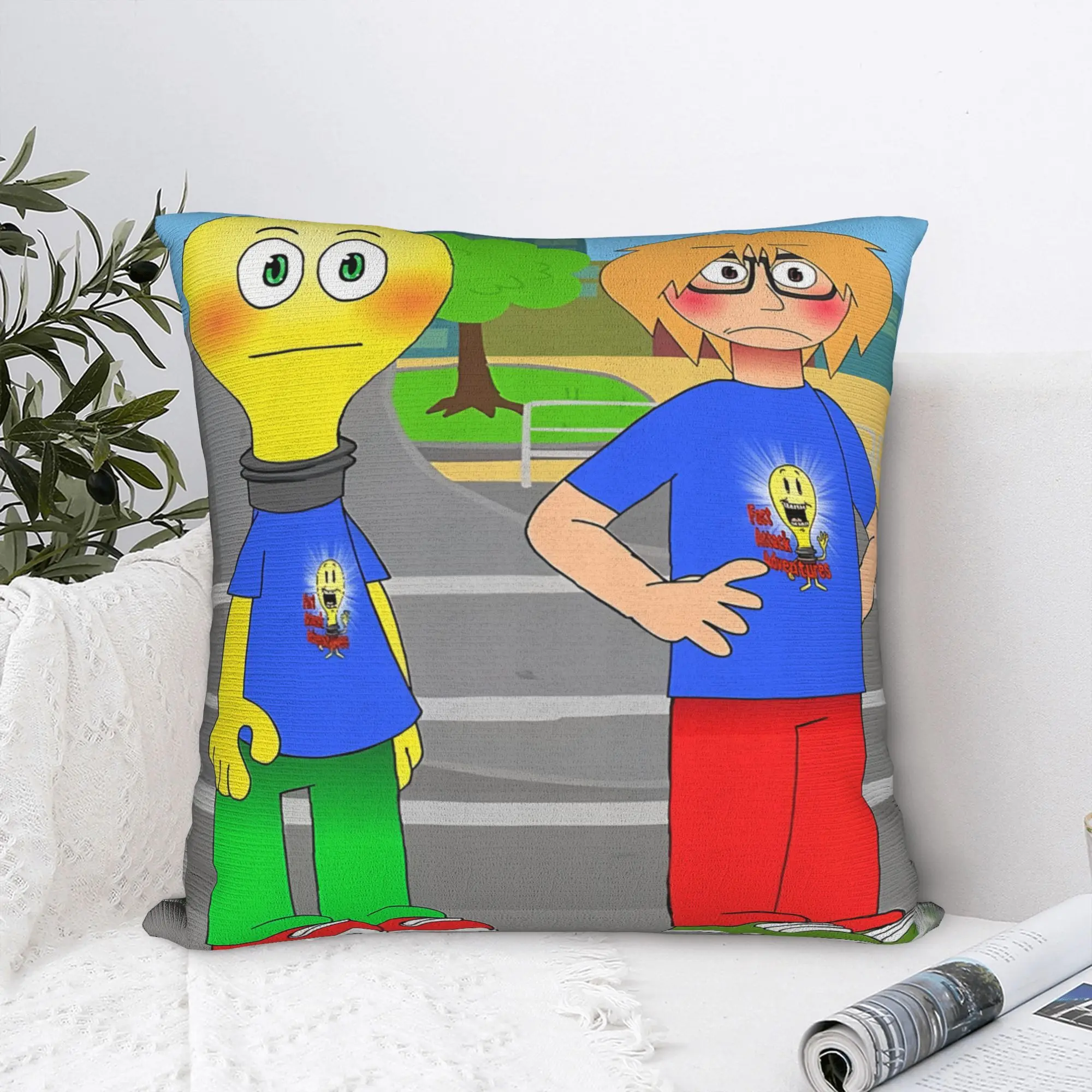 Living Room Decoration F-Fact A-Attack Adventures Pillowcase Stuff  Pillow Covers Zipper Multi-Size