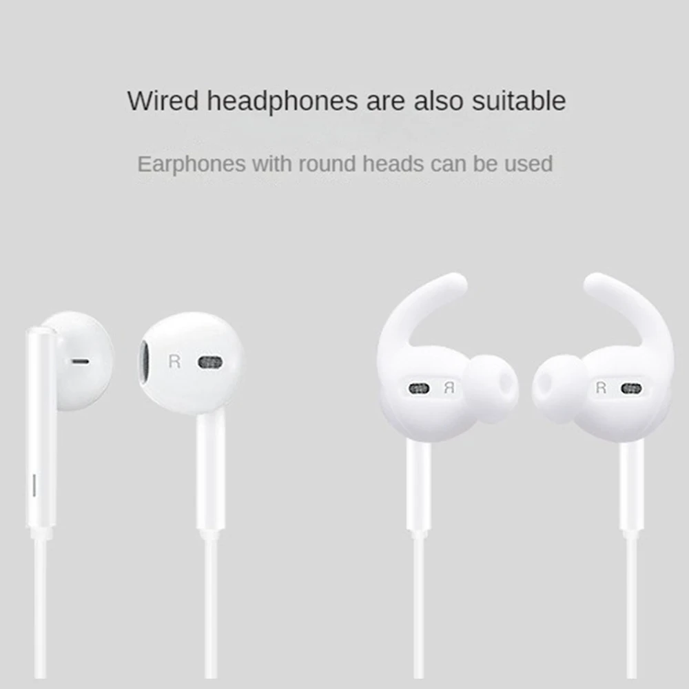 Secure Fit 2 comode coperture per auricolari auricolari Wireless sportivi Anti-goccia punte per le orecchie in Silicone durevoli