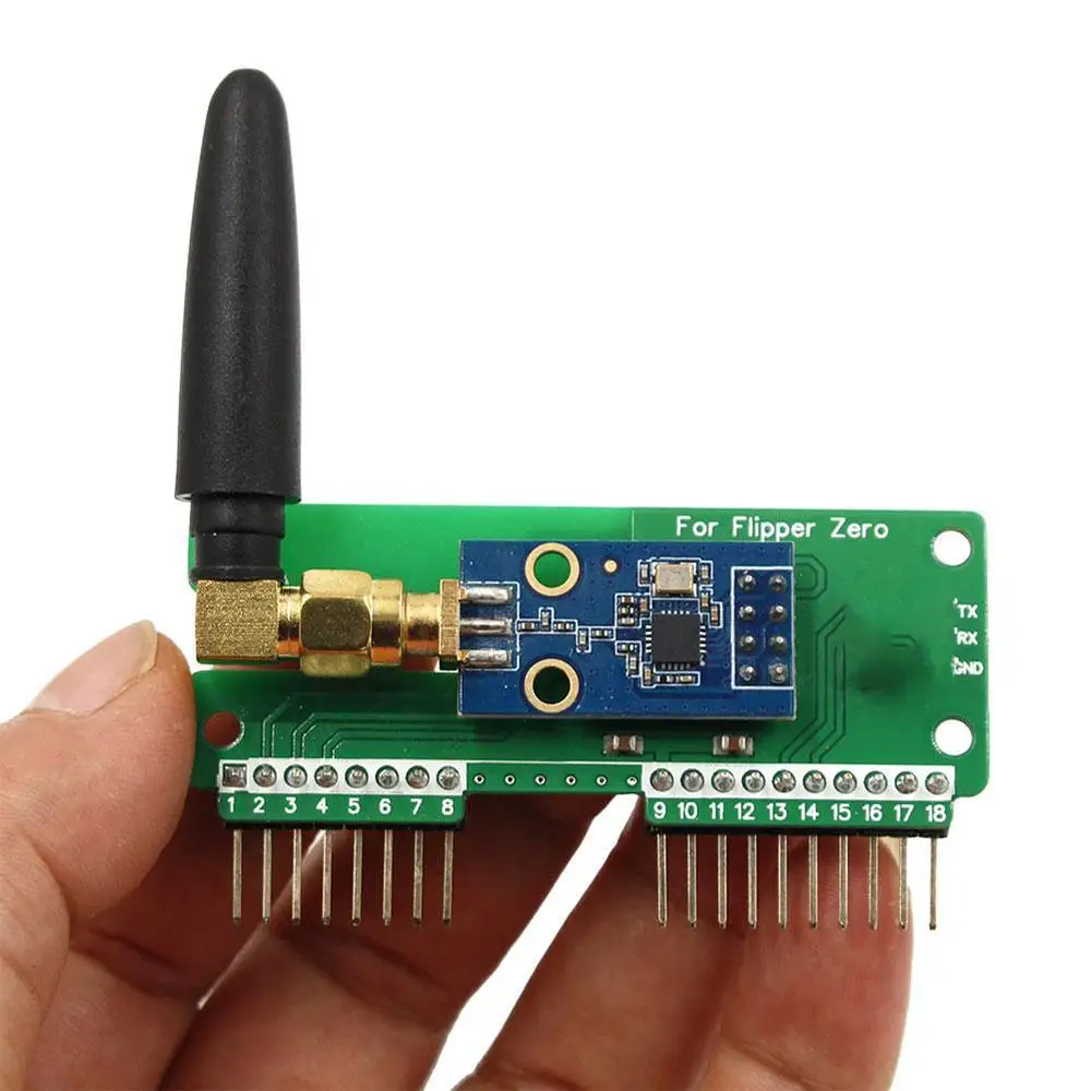 For Flipper Zero WiFi CC1101 SubGhz 433Mhz Development Board GPIO CC1101 Mouse Module For Flipper Zero Modification