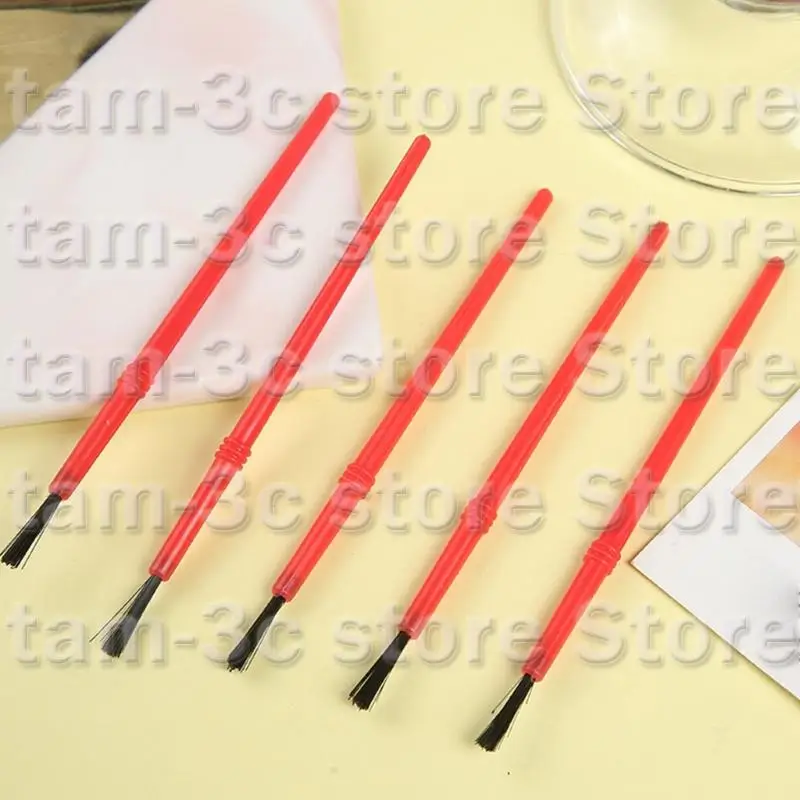 D0UA 50pieces طفل الطلاء فرشاة نايلون فرشاة الطلاء 4INCH