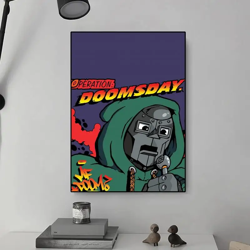 MF Doom Hip Hop Rap POSTER Canvas HD Print  Personalized Wall Art Custom Painting