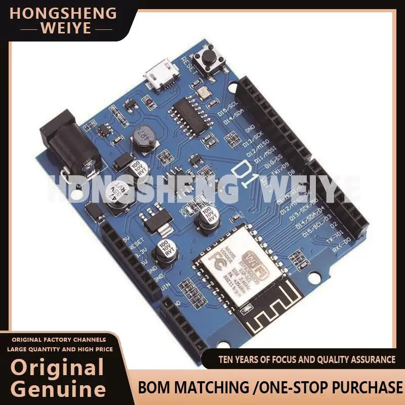 스마트 전자 ESP-12F WeMos D1 WiFi uno 기반 ESP8266 쉴드, 아두이노 호환 IDE 100% 신제품