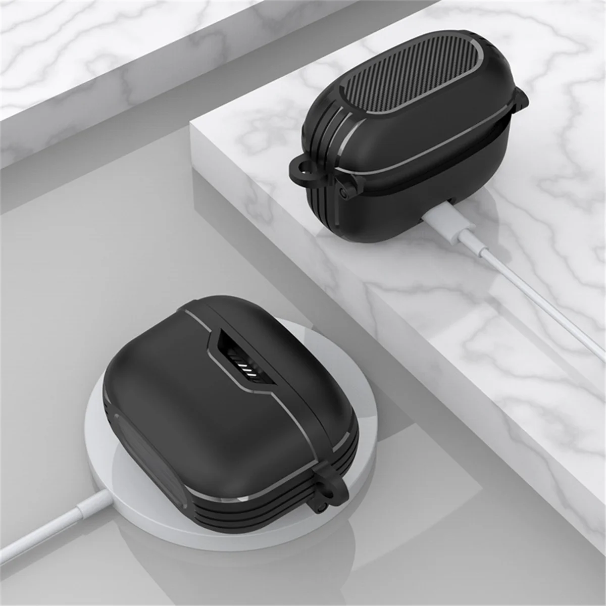 

【New User Coupon】Suitable for JBL T230NC TWS Protective Cover New TPU 1-Piece Wireless Bluetooth Headphone Case