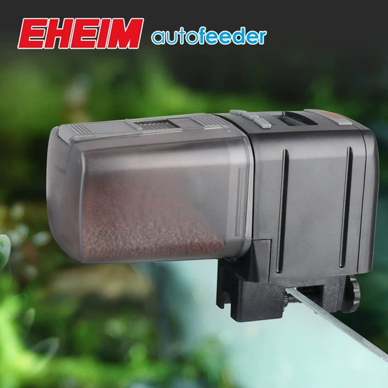 EHEIM Everyday Alimentatore per pesci con timer programmabile alimentato a batteria, alimentatore automatico per acquario