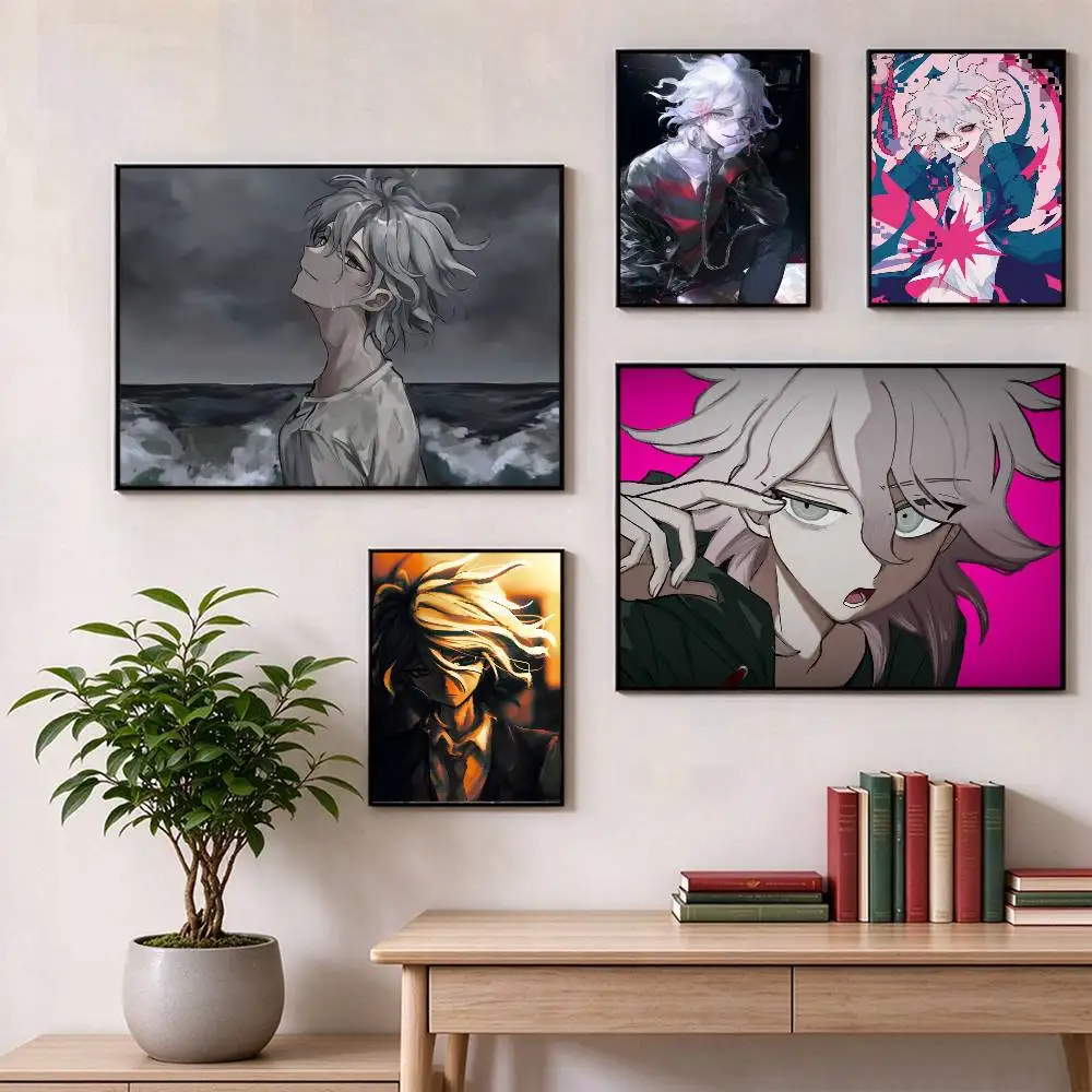 Danganronpa Nagito Komaeda  Poster High Quality Dorm Living Room Aesthetic Wall Decoration Painting Stickers Gift