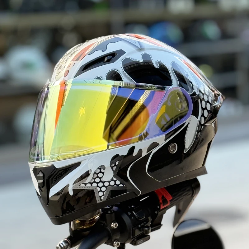 

Полнолицевой мотоциклетный шлем для взрослых, модульный перевернутый анфас, внедорожный шлем на большие расстояния со встроенным солнцезащитным козырьком