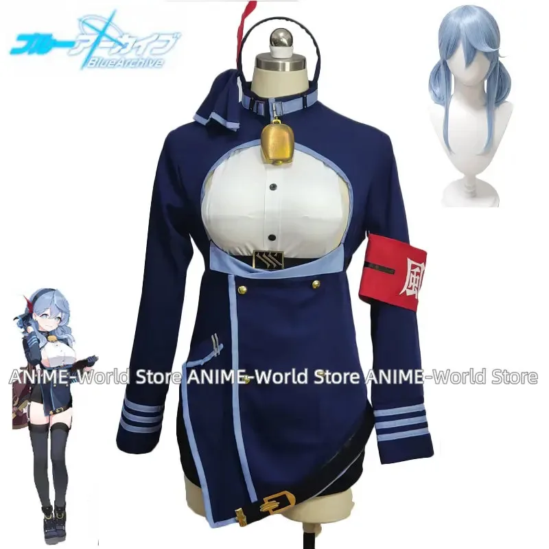 

Amau Ako Cosplay Costume Game Blue Archive Cosplay Dress Suit Anime Clothing Halloween Party Uniforms Custom Made