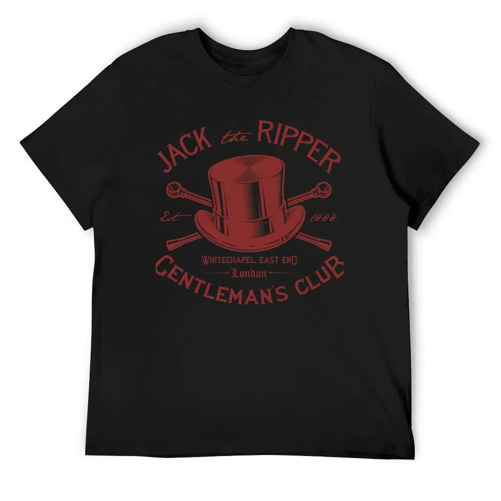 

Jack the Ripper Gentleman's Club T-Shirt luxury t-shirt topping oversized graphic tee mens t shirt graphic