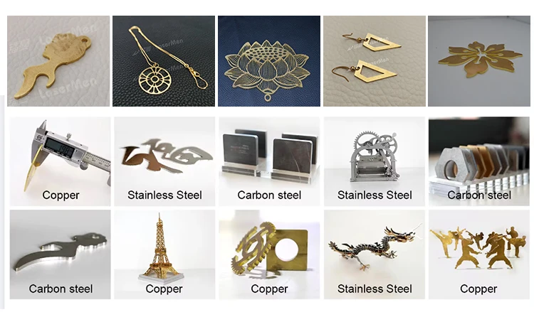 6080 3030 Mini macchina per taglio laser in metallo per gioielli con pietre preziose ad alta precisione