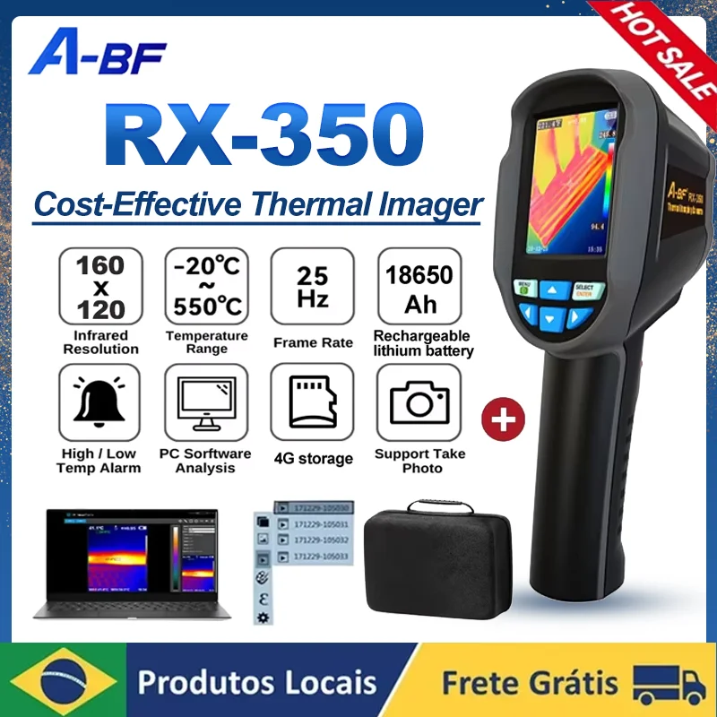 A-BF RX-350 Thermal Imager better than UNI-T UTi120S TR120 160x120 IR Pixels Infrared Thermal Camera Detect Floor Heating Repair