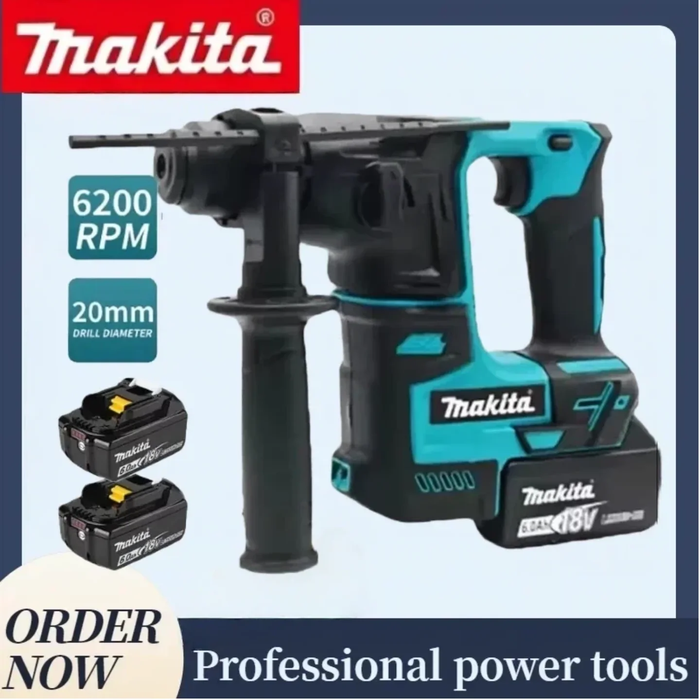 Woodworking Hammer - Makita Cordless Brushless Electric Hammer 18V